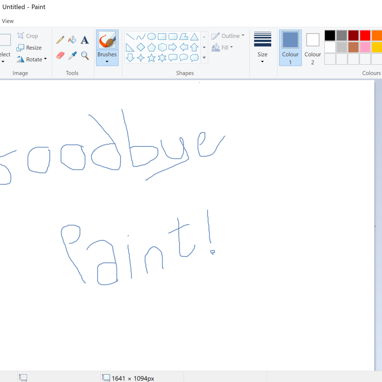 Microsoft annonce la mort du célèbre logiciel Paint